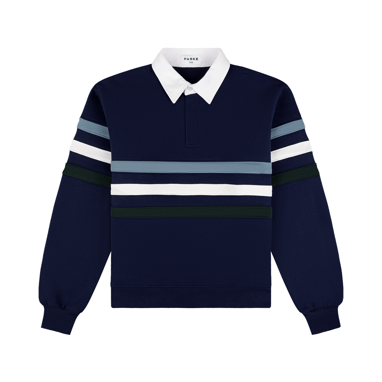 Striped Rugby Sweatshirt - Shadow
